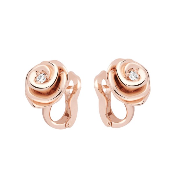 Dior rose earrings hot sale
