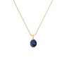 Pendentif Aurélie Bidermann Scarabée Petit modèle en or jaune et lapis lazuli SCAPD01LL