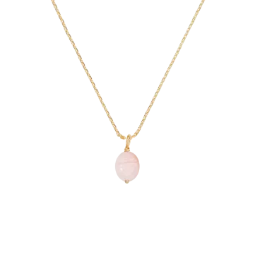 Pendentif Aurélie Bidermann Scarabée Petit modèle en or jaune et opale rose SCAPD01OPRPM