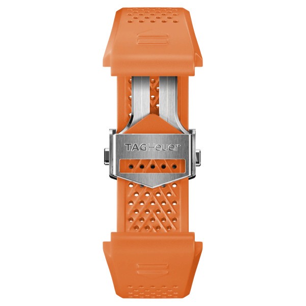 TAG Heuer Connected E4 orange rubber strap 45 mm