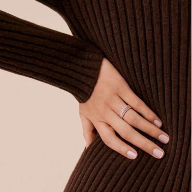 Alliance Boucheron Quatre Radiant Edition en or blanc or rose et diamants