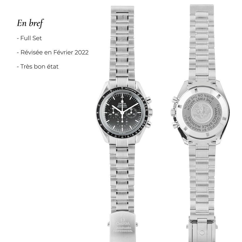Montre Omega Speedmaster Moonwatch Ref. 3570.50.00 Full Set 2000