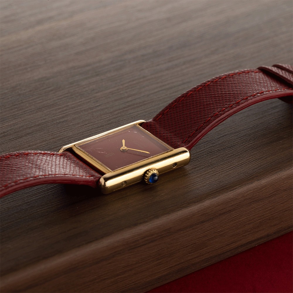 Montre Cartier Tank Must mécanique circa 1980 22 x 30 mm