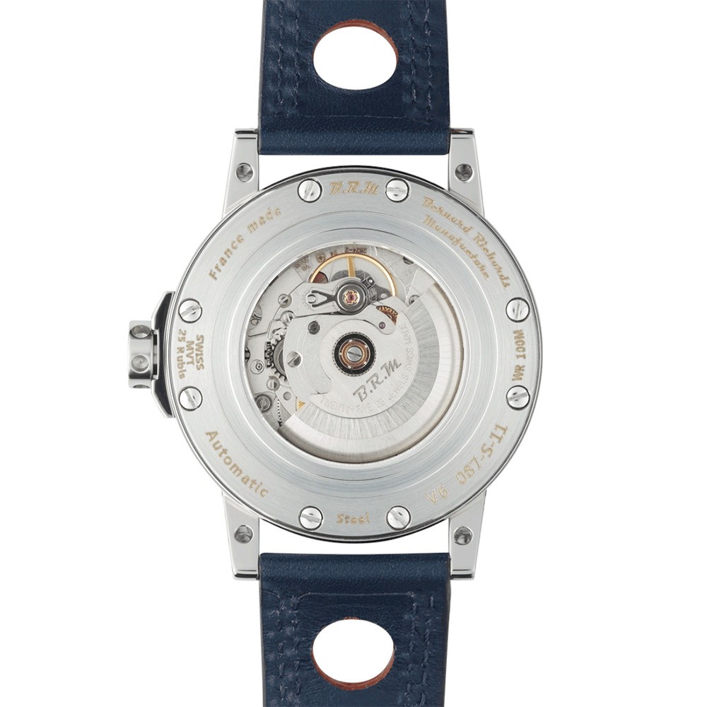 Montre BRM V6-44 "England" automatique NOS 44 mm