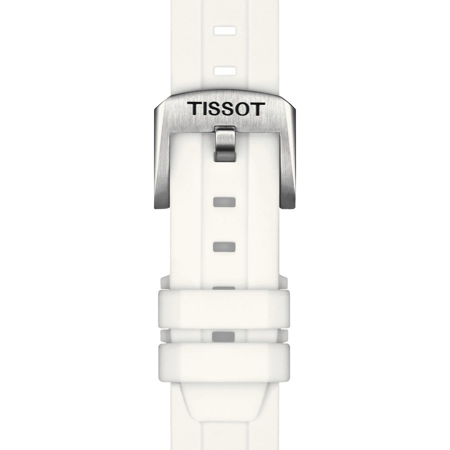 Tissot T-Sport Seastar 1000 quartz watch white dial steel bracelet 36 mm T120.210.11.011.00