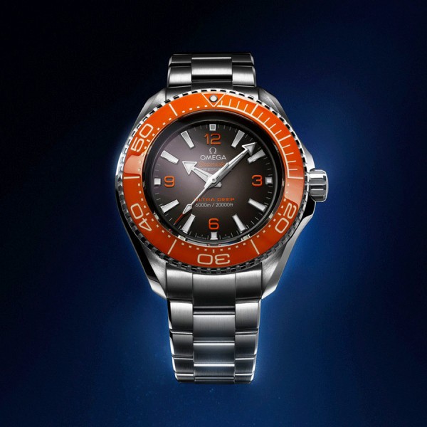 Omega Seamaster Planet Ocean 6000M Ultra Deep Co-Axial watch grey dial steel bracelet 45,5 mm