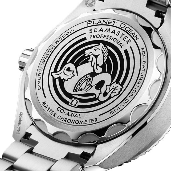 Omega Seamaster Planet Ocean 6000M Ultra Deep Co-Axial watch grey dial steel bracelet 45,5 mm
