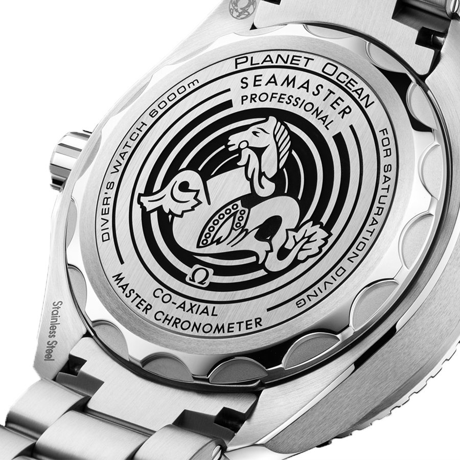 Omega Seamaster Planet Ocean 6000M Ultra Deep Co-Axial watch grey dial steel bracelet 45,5 mm