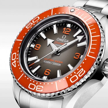 Omega Seamaster Planet Ocean 6000M Ultra Deep Co-Axial watch grey dial steel bracelet 45,5 mm