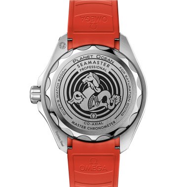 Omega Seamaster Planet Ocean 6000M Ultra Deep Co-Axial watch grey dial rubber strap 45,5 mm