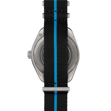 Omega Seamaster Planet Ocean 6000M Ultra Deep Co-Axial titanium watch black dial NATO bracelet 45,5 mm