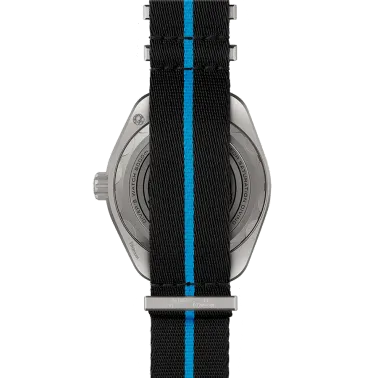 Omega Seamaster Planet Ocean 6000M Ultra Deep Co-Axial titanium watch black dial NATO bracelet 45,5 mm