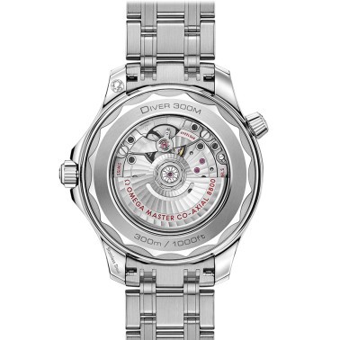 Montre Omega Seamaster Diver 300m Co-Axial Master Chronometer cadran vert bracelet acier 42 mm