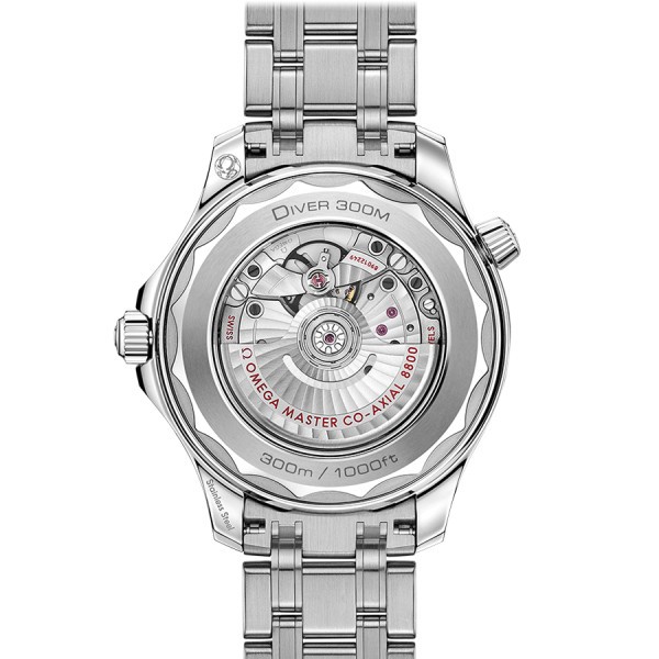 Montre Omega Seamaster Diver 300m Co-Axial Master Chronometer cadran vert bracelet acier 42 mm