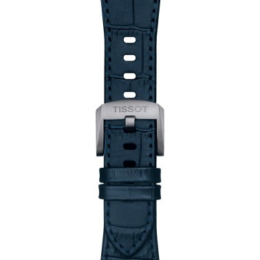 Montre Tissot T-Classic PRX quartz cadran bleu bracelet cuir bleu 40 mm T137.410.16.041.00