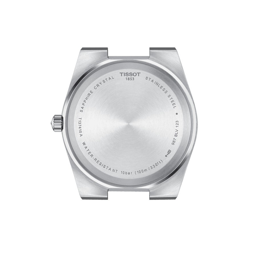 Montre Tissot T-Classic PRX quartz cadran bleu bracelet cuir bleu 40 mm T137.410.16.041.00