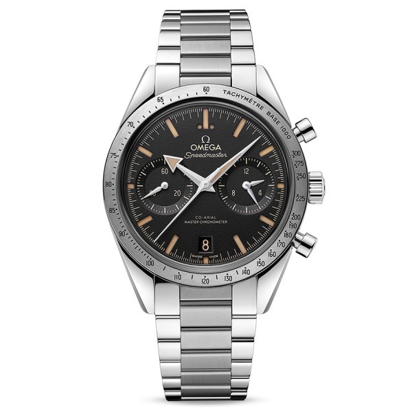 Montre Omega Speedmaster '57 Co-Axial Master Chronometer cadran noir bracelet acier 40,5 mm