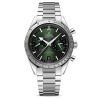 Montre Omega Speedmaster '57 Co-Axial Master Chronometer cadran vert bracelet acier 40,5 mm