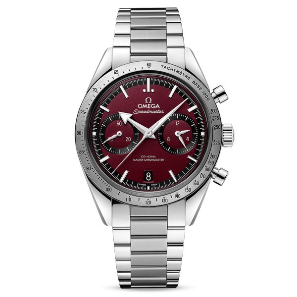 Omega Speedmaster '57 Co-Axial Master Chronometer red dial steel bracelet 40.5 mm