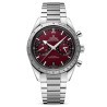 Montre Omega Speedmaster '57 Co-Axial Master Chronometer cadran rouge bracelet acier 40,5 mm