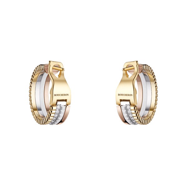 Boucheron, Paris Vintage Platinum and Diamond Earrings