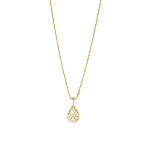 Collier Boucheron Serpent Bohème motif M en or jaune et diamants JPN00554