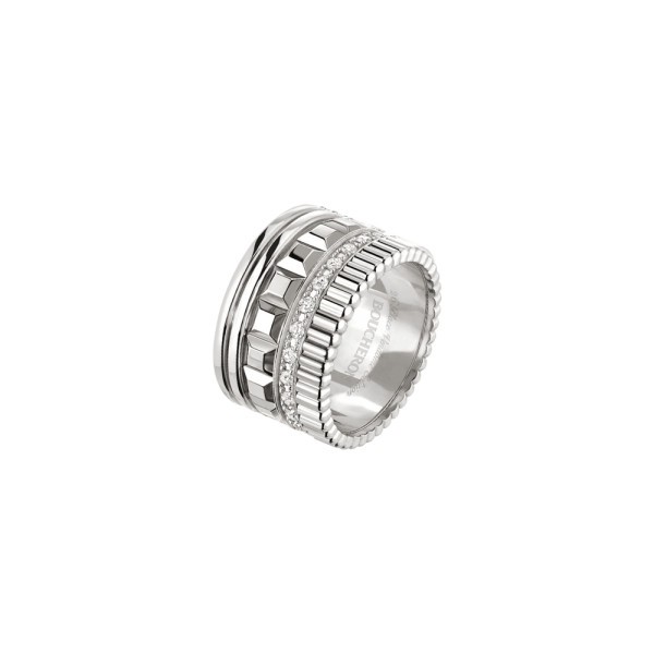 Bague Boucheron Quatre Radiant Edition en or blanc et diamants