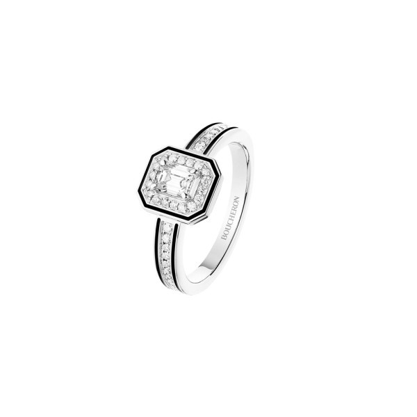 Bague Boucheron Vendôme Liseré en or blanc et diamants JSL00312