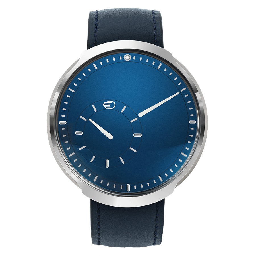 Montre Ressence Type 8 C titane automatique cadran Cobalt bracelet tissus gris 42,9 mm