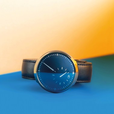 Ressence Type 8 C titanium automatic dial Cobalt grey fabric strap 42,9 mm