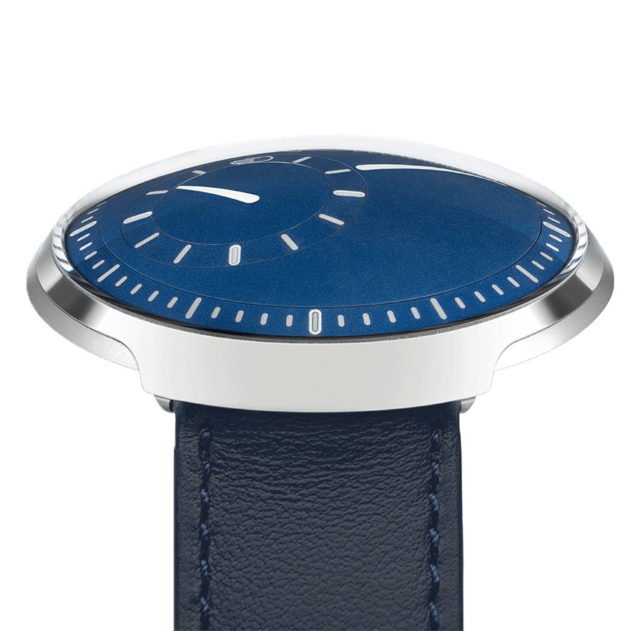 Montre Ressence Type 8 C titane automatique cadran Cobalt bracelet tissus gris 42,9 mm