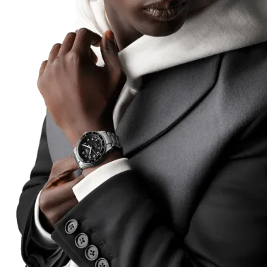 Longines Spirit Zulu Time automatic watch black dial steel bracelet 42 mm L3.812.4.53.6