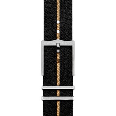 Tudor Black Bay GMT S&G automatic watch black dial black fabric strap with beige band 41 mm M79833MN-0004