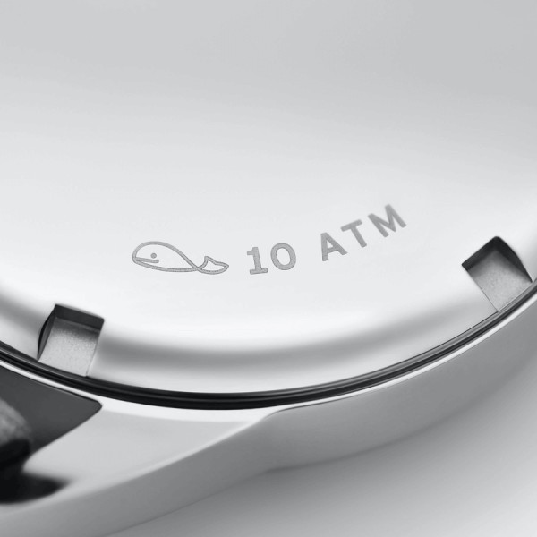 Montre NOMOS Club Campus Deep Pink mécanique cadran rose bracelet cuir gris 36 mm 711