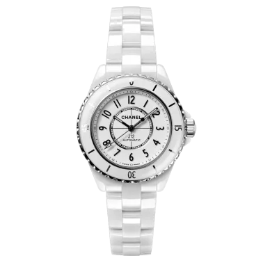 CHANEL J12 Calibre 12.2 white dial white ceramic bracelet 33 mm H5699