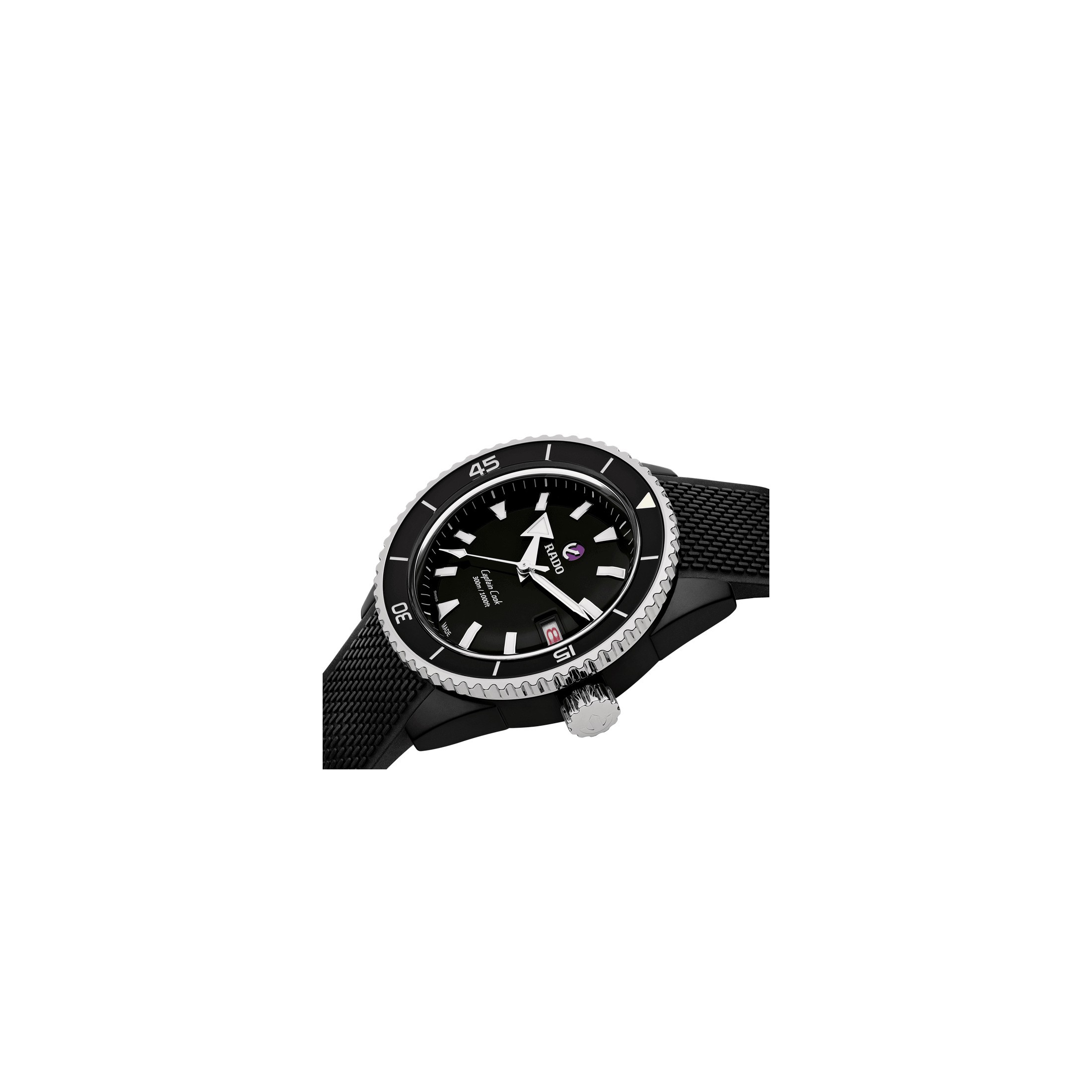 Rado Captain Cook Diver automatic watch 43 mm R32129158 Lepage