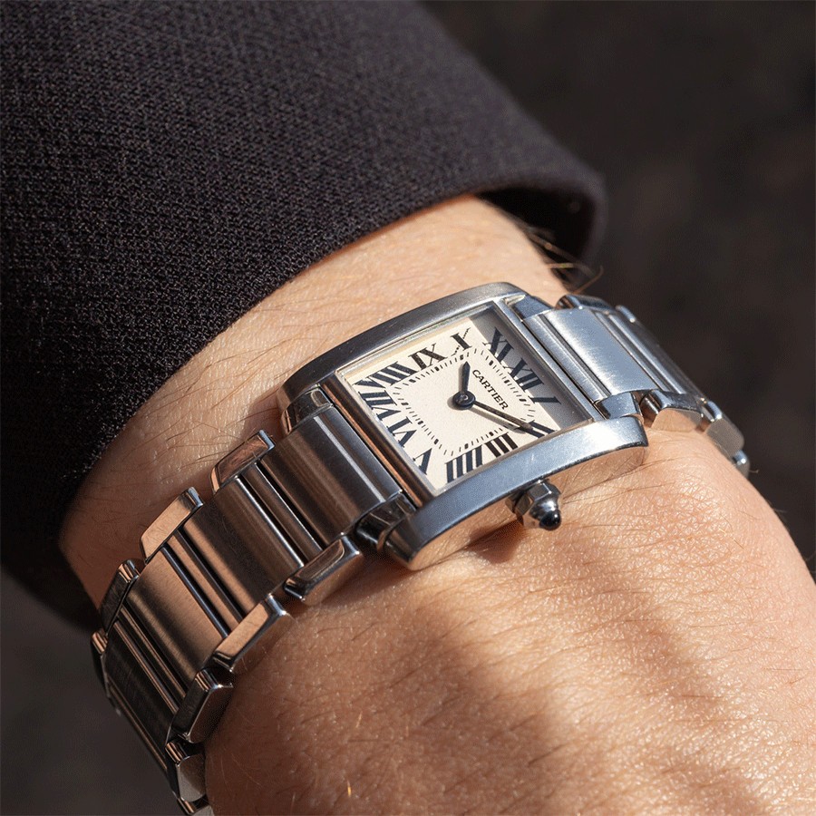 Montre d occasion Cartier Tank Francaise Ref. 2300 Full Set Lepage