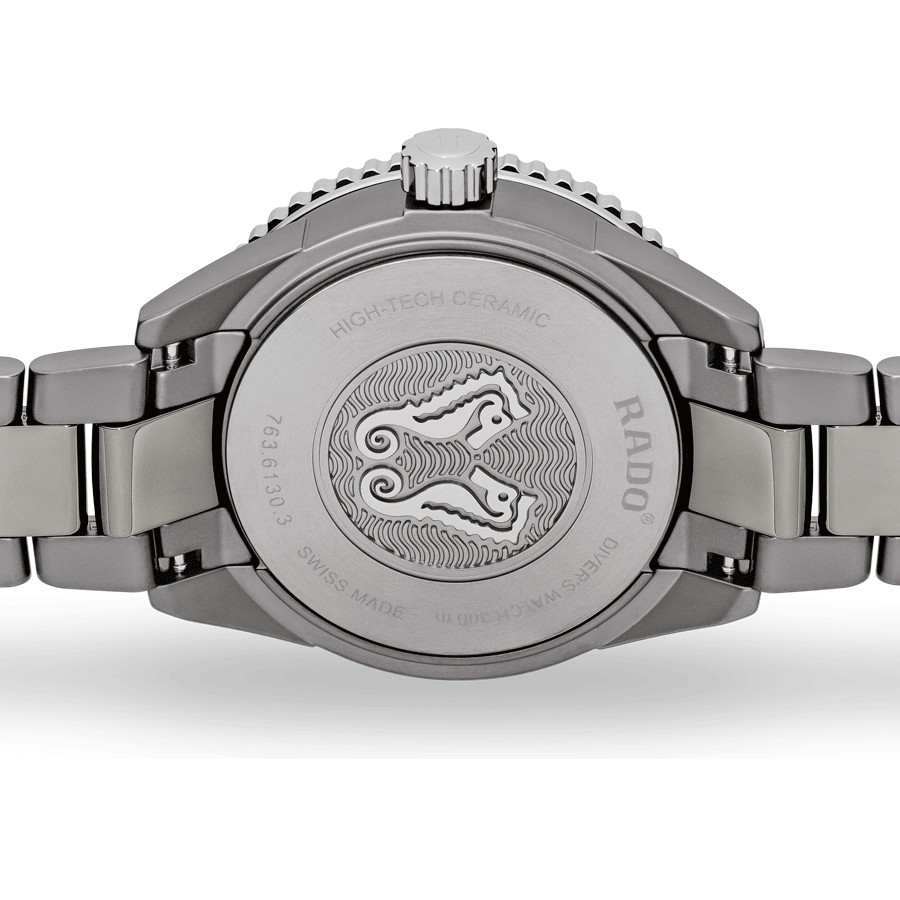 Rado Captain Cook High-Tech Ceramic Diver automatic watch blue dial grey ceramic bracelet 43 mm R32144202