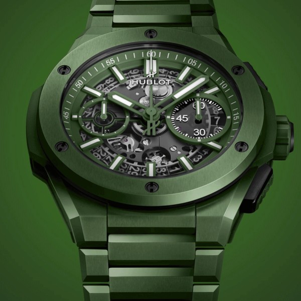 Hublot big bang green ceramic top