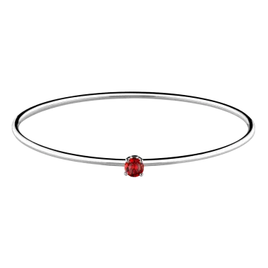 Bracelet Jonc flexible Lepage Pur en or blanc et rubis LEP3RG