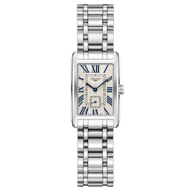 Montre Longines DolceVita quartz cadran argenté chiffres romains bracelet acier - SOLDAT PL