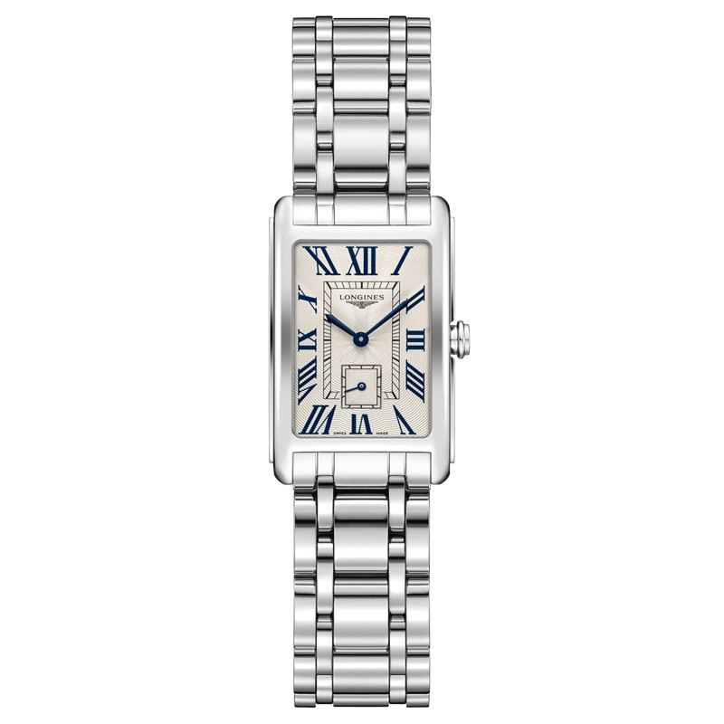 Montre Longines DolceVita quartz cadran argenté chiffres romains bracelet acier - SOLDAT PL