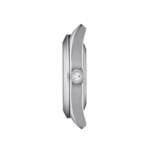 Montre Tissot T-Classic Gentleman Powermatic 80 Silicium cadran bleu bracelet acier 40 mm