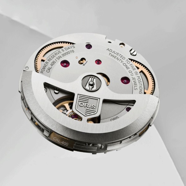 Montre Oris ProPilot X Calibre 400 Titane automatique cadran gris bracelet titane 39 mm