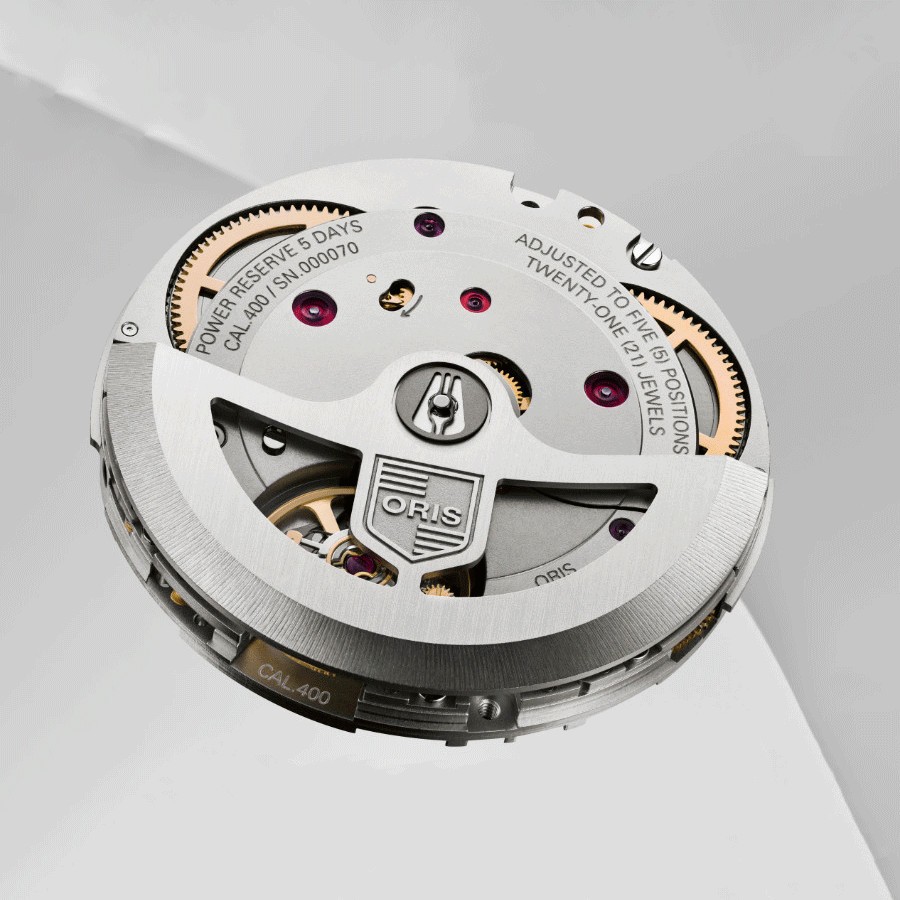 Oris ProPilot X Calibre 400 Titanium automatic watch salmon dial titanium bracelet 39 mm