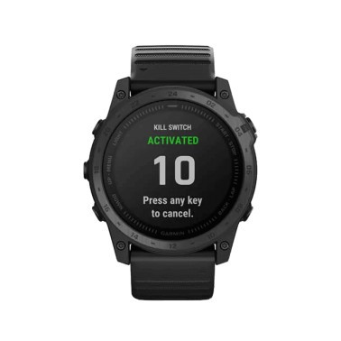 Garmin Tactix 7 Standard Edition watch with black silicone strap 51 mm 010-02704-01