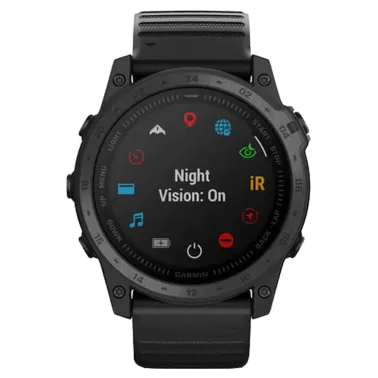 Garmin Tactix 7 Standard Edition watch with black silicone strap 51 mm 010-02704-01