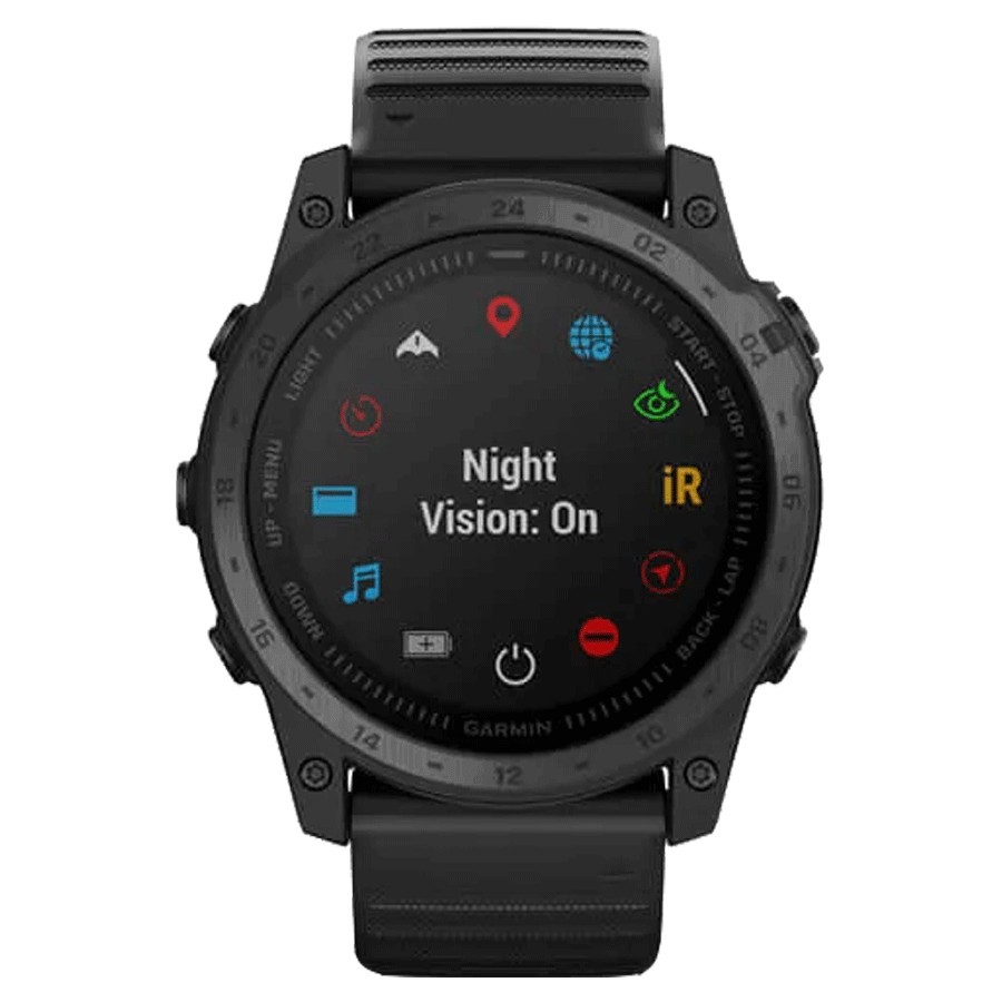 Garmin Tactix 7 Standard Edition watch with black silicone strap 51 mm 010-02704-01