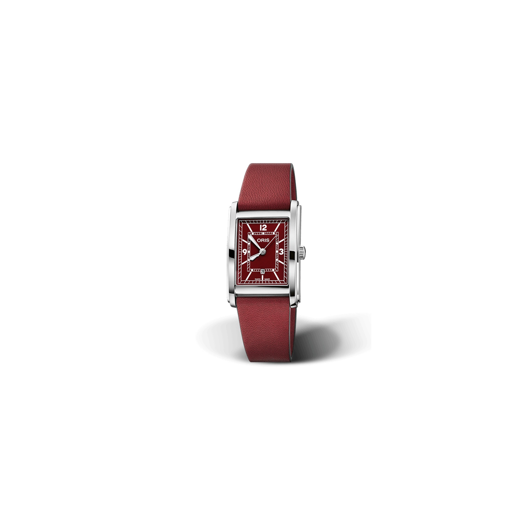 Oris Rectangular red dial 01 561 7783 4068-07 5 19 18 - Lepage