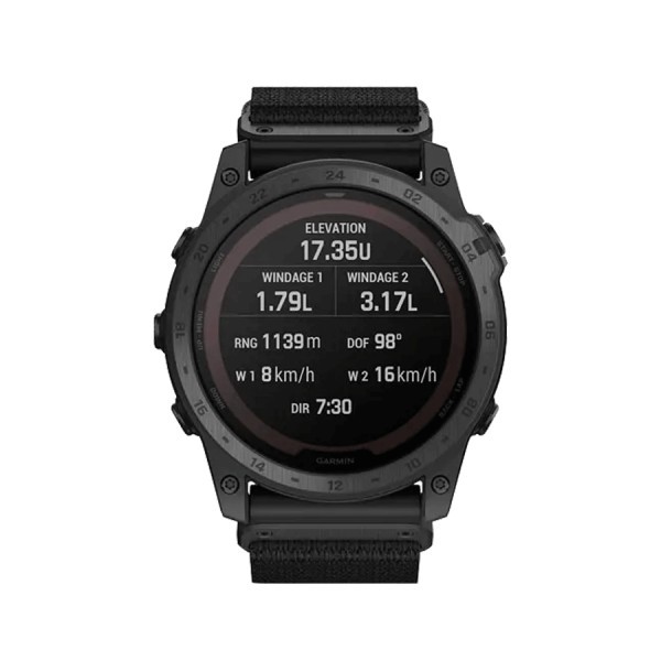 Montre Garmin Tactix 7 Pro Ballistics Edition bracelet nylon noir 51 mm 010-02704-21